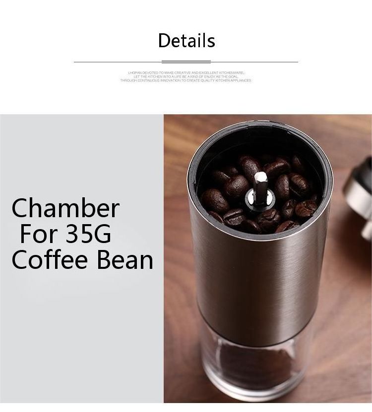 Coffee Grinders Manual Commercial Espresso Cafe Ceramic Burr Stainless Steel Hand Crank Coffee Grinder For Sale