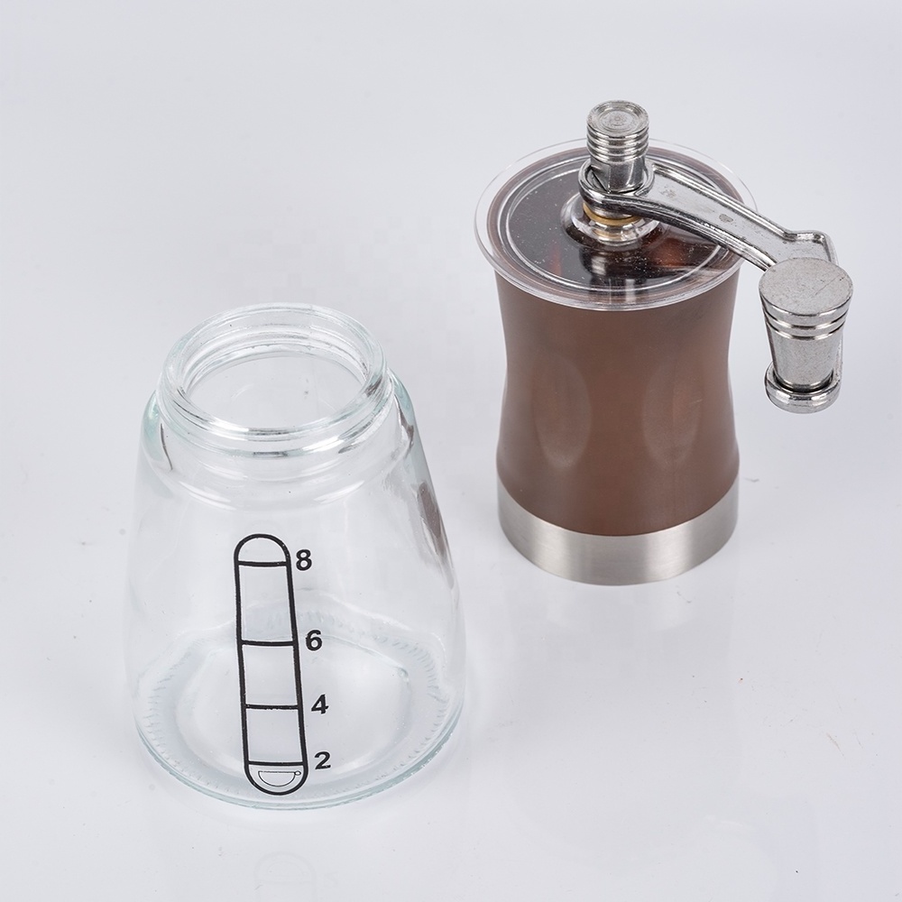 High Quality Precise Coarseness Hand Coffee Bean Mill Portable Manual Coffee Grinder for Sale