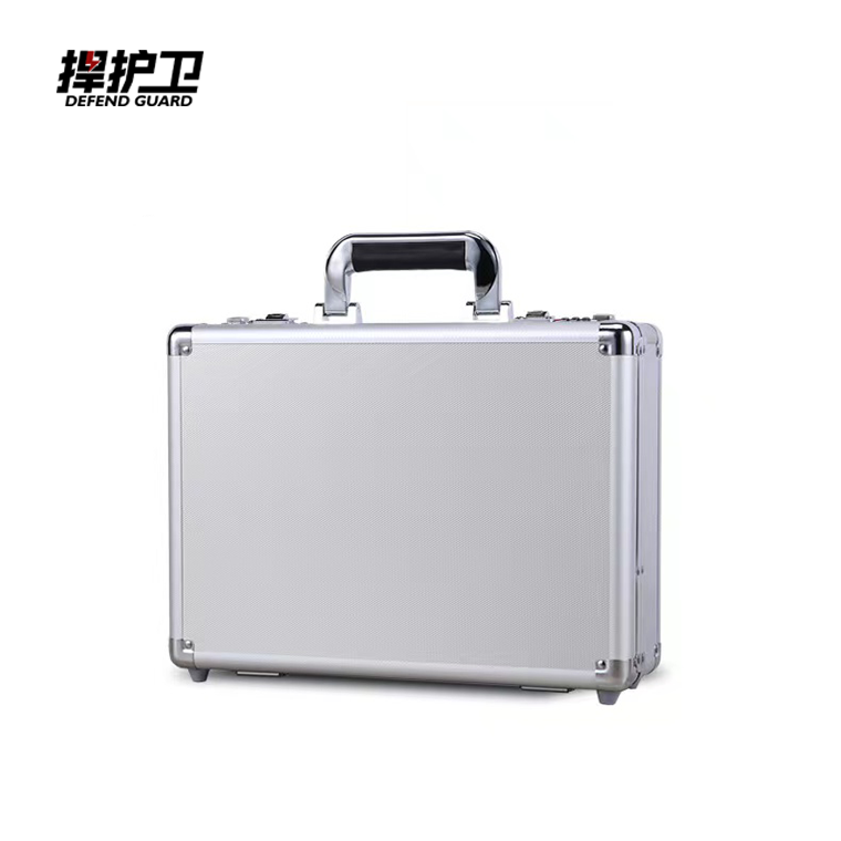 Handheld Aluminum Alloy Box Equipment with Black Belt Password Lock OEM Customizable Case Instrument Turnover Transportation