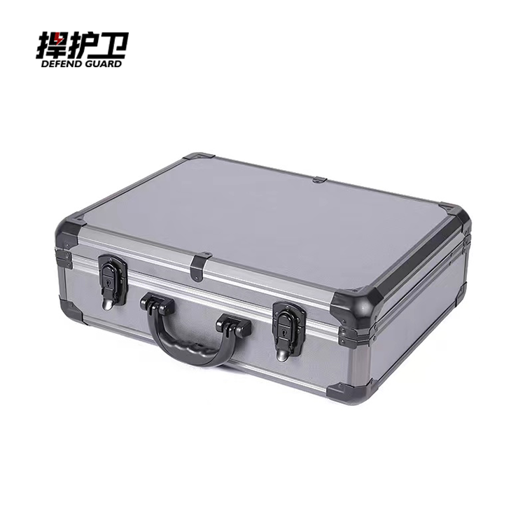 Handheld Aluminum Alloy Box Equipment with Black Belt Password Lock OEM Customizable Case Instrument Turnover Transportation