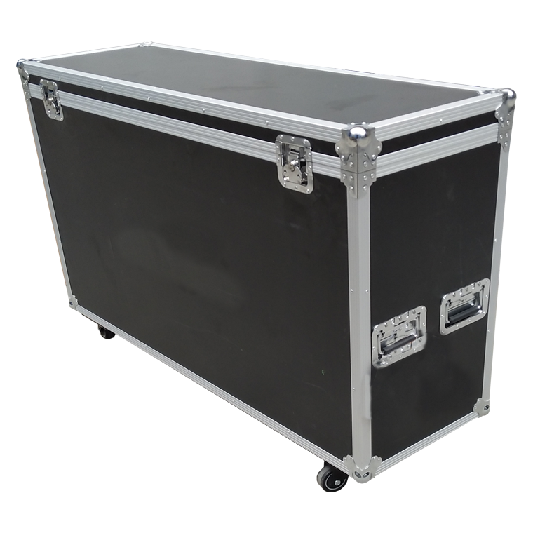 Factory Wholesale Large Road Shockproof 75 inch tv in Road Case Hardware Flight Case