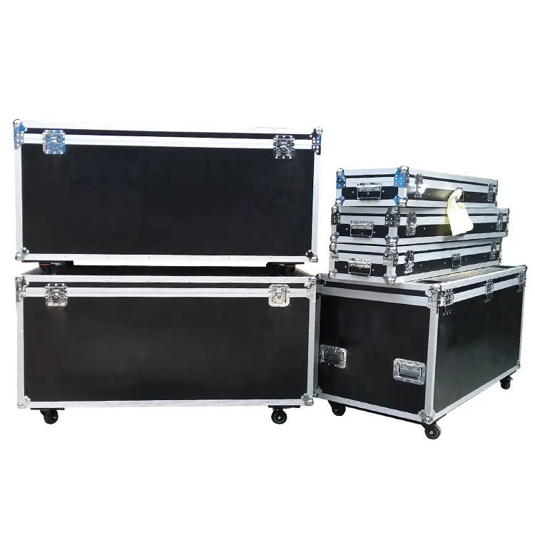 Custom Aluminum Flight Lockable Road Equipment Case Display OEM Tool Cases with Custom Foam