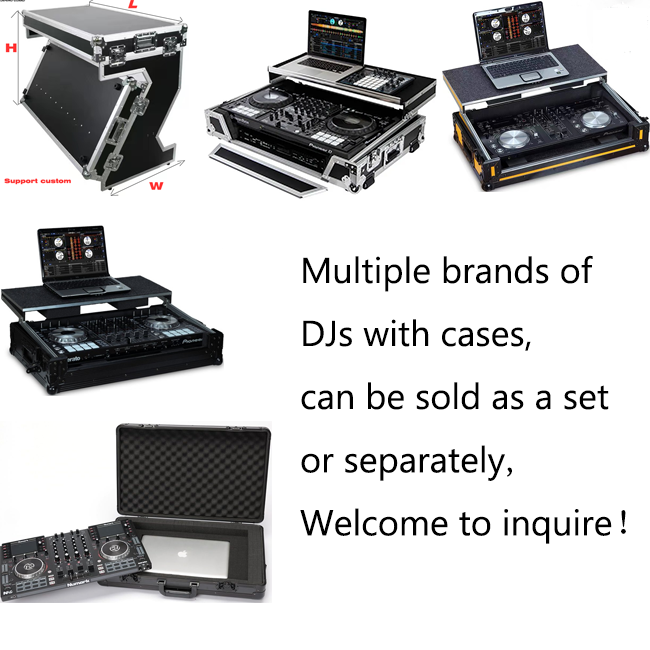 Aluminum Alloy DJ Equipment Case Flight Storage Case with Foam Metal OEM Supported for DJs