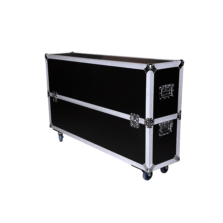 Factory Wholesale Large Road Shockproof 75 inch tv in Road Case Hardware Flight Case