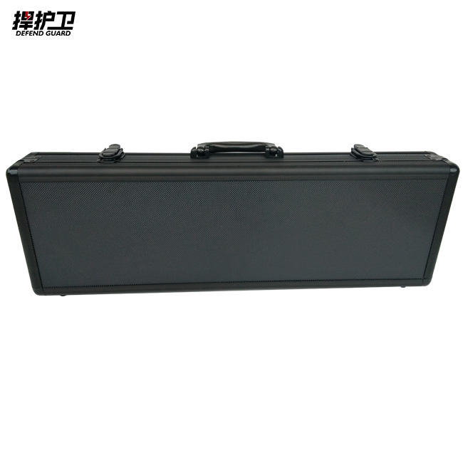 High Quality Durable Black Foam Tool Boxes Locking Aluminum Carry Case for Gun Storage Factory Outlet Wholesale Sale