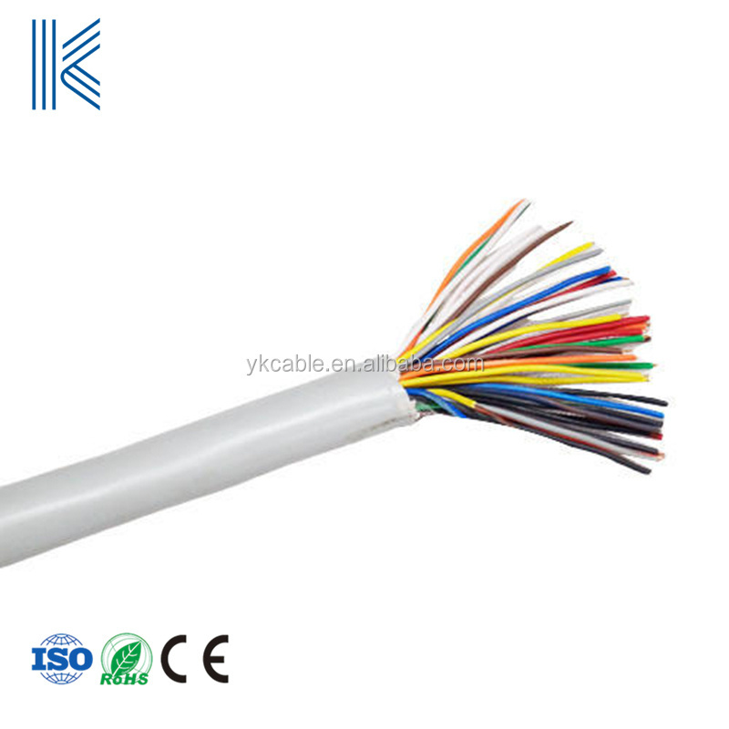 Black white yellow blue color code 50 100 200 300 pair telephone cable