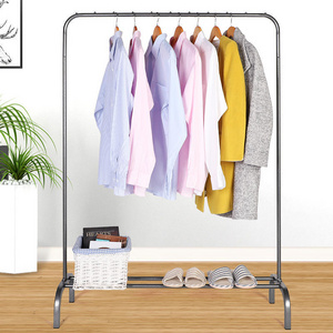 Cheap Price Shoe Rack And Coat Hanger Space Saver Easy To Assemble Iron Hanger Coat Rack