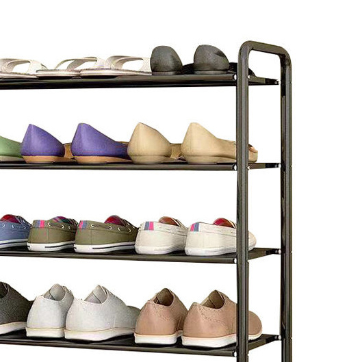 100 Pair Shoes Rack 6 Layer Home Heavy Duty Shoe Storage Organizer Rack For Bedroom