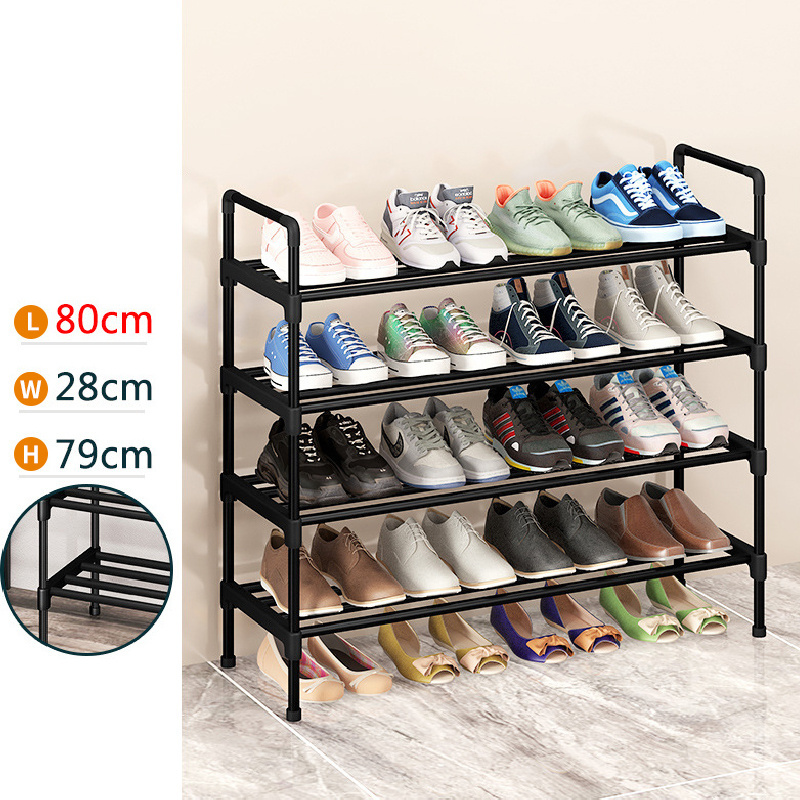 Wholesale Price Men Shoe Rack Multi Layer Dust Proof Simple Design Tall Shoe Rack For Sale