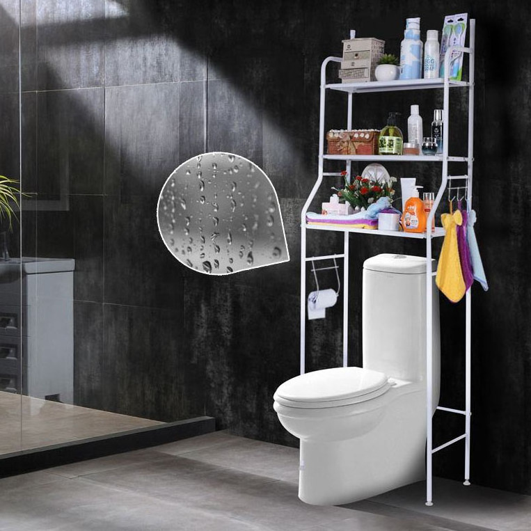 Factory Direct Supply Bathroom Corner Stand 3 Shelf Space Saver Bathroom Toilet Storage Rack