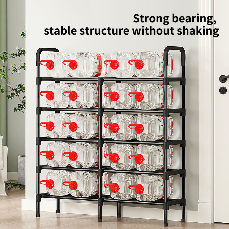 China Supplier Vertical Shoe Rack 6 Layer Space Saver Wardrobe Shoes Organizer Rack