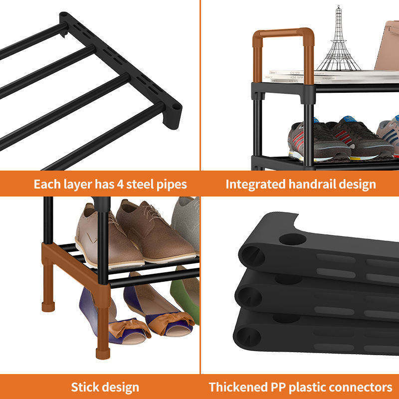 Shoe Rack Round Space Saving Home Furniture Corner Easy To Install 7 Layer Shoe Rack