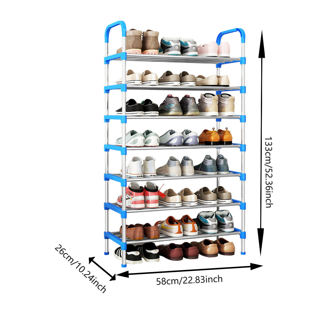 Shelves Shoes Freestanding Space Saving Simple School Restaurant Shoe Storage Shelves Rack