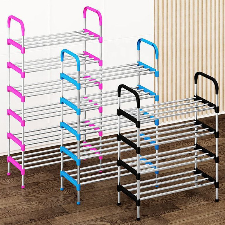 Factory Directly Sale Shoe Organizer Shelf Multi Layer Household Dust Proof Shelf Shoes Rack