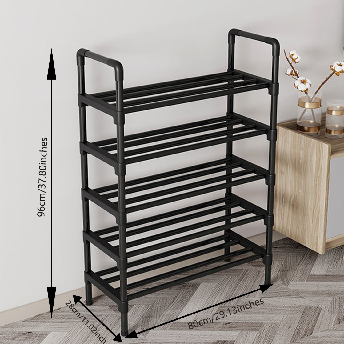 New Updated Shoe Rack Furniture Stand Bedroom 5 Layer Multifunctional Shoe Racks For Home