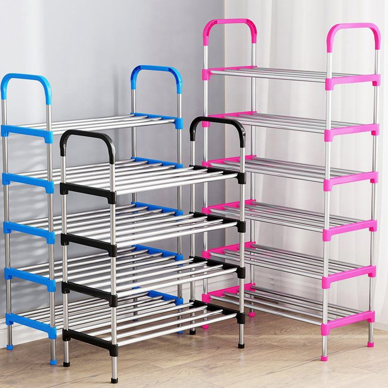 Shelves Shoes Freestanding Space Saving Simple School Restaurant Shoe Storage Shelves Rack