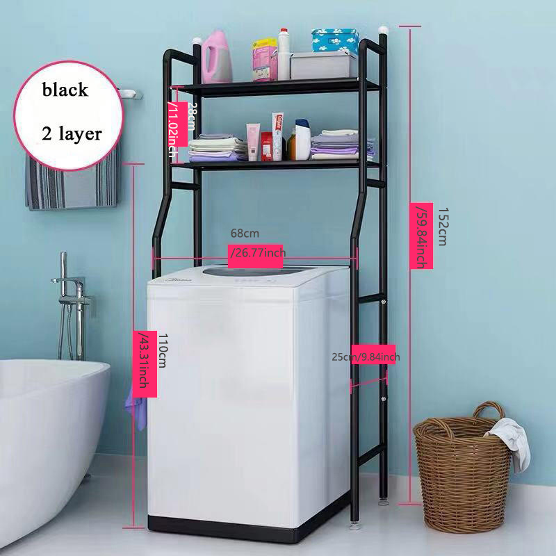 Corner Shelves Bathroom Freestanding Space Saver Bathroom Toilet Shelf Storage Organizer