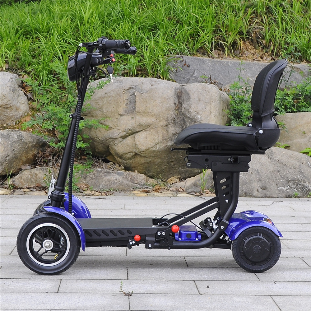 Free Shipping 4 Wheel Mobility Street Legal Electric Scooter for Adults