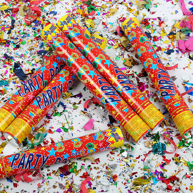 Popper 40cm Confetti Cannon Mini Children Party Popper New Type Fireworks Hot Sell New Popular Party Popper