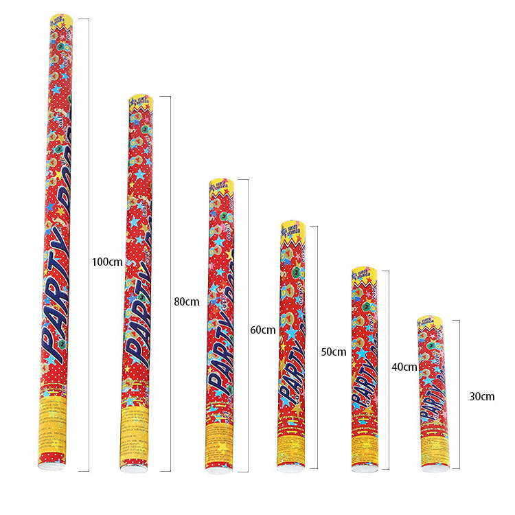 Popper 40cm Confetti Cannon Mini Children Party Popper New Type Fireworks Hot Sell New Popular Party Popper