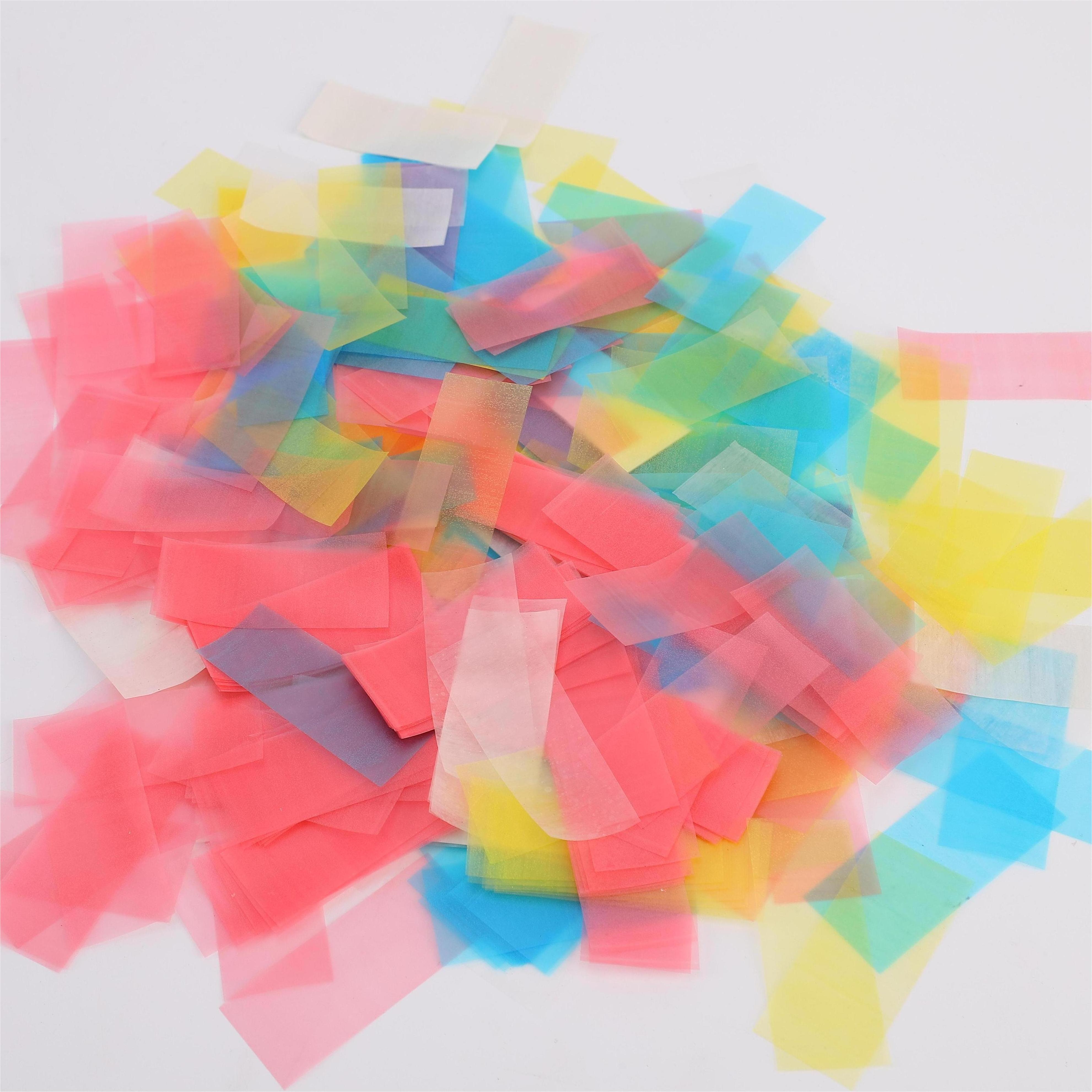 Factory custom party paper Sticky rice biodegradable confetti