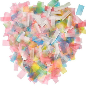 Factory custom party paper Sticky rice biodegradable confetti