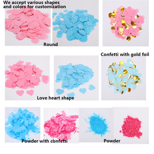 Factory customize various shapes gender reveal confetti