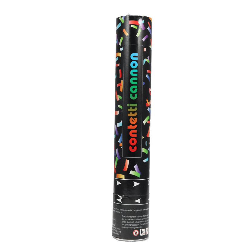 wholesale biodegradable multicolor confetti cannon for any party  confetti shooter party poppers