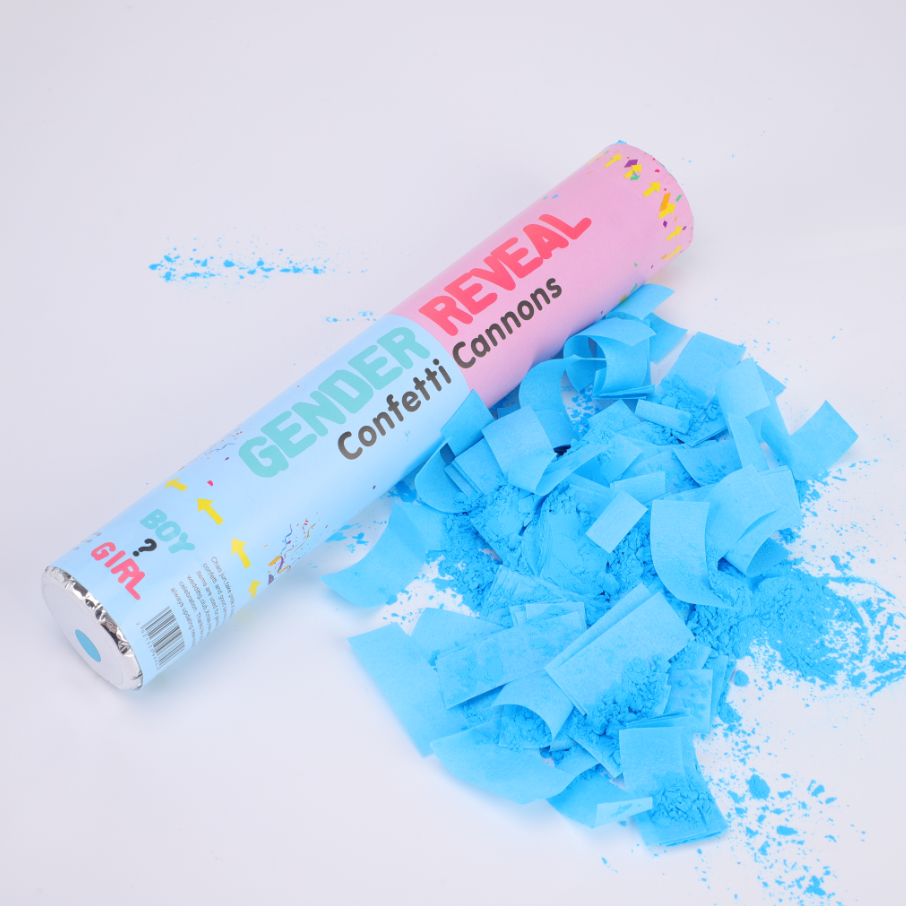 Free Design party popper boy or girl smoke bomb gender reveal