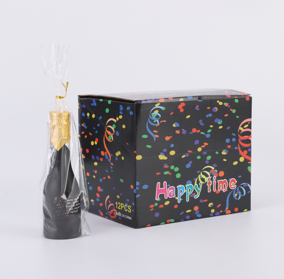 Festival Spring champagne confetti cannon champagne bottle party poppers confetti cannon