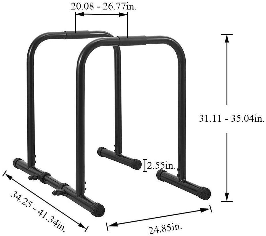 New Design Cheap Custom Factory Manufacturer Portable  Gymnastics Parallel Dip Bar Stand