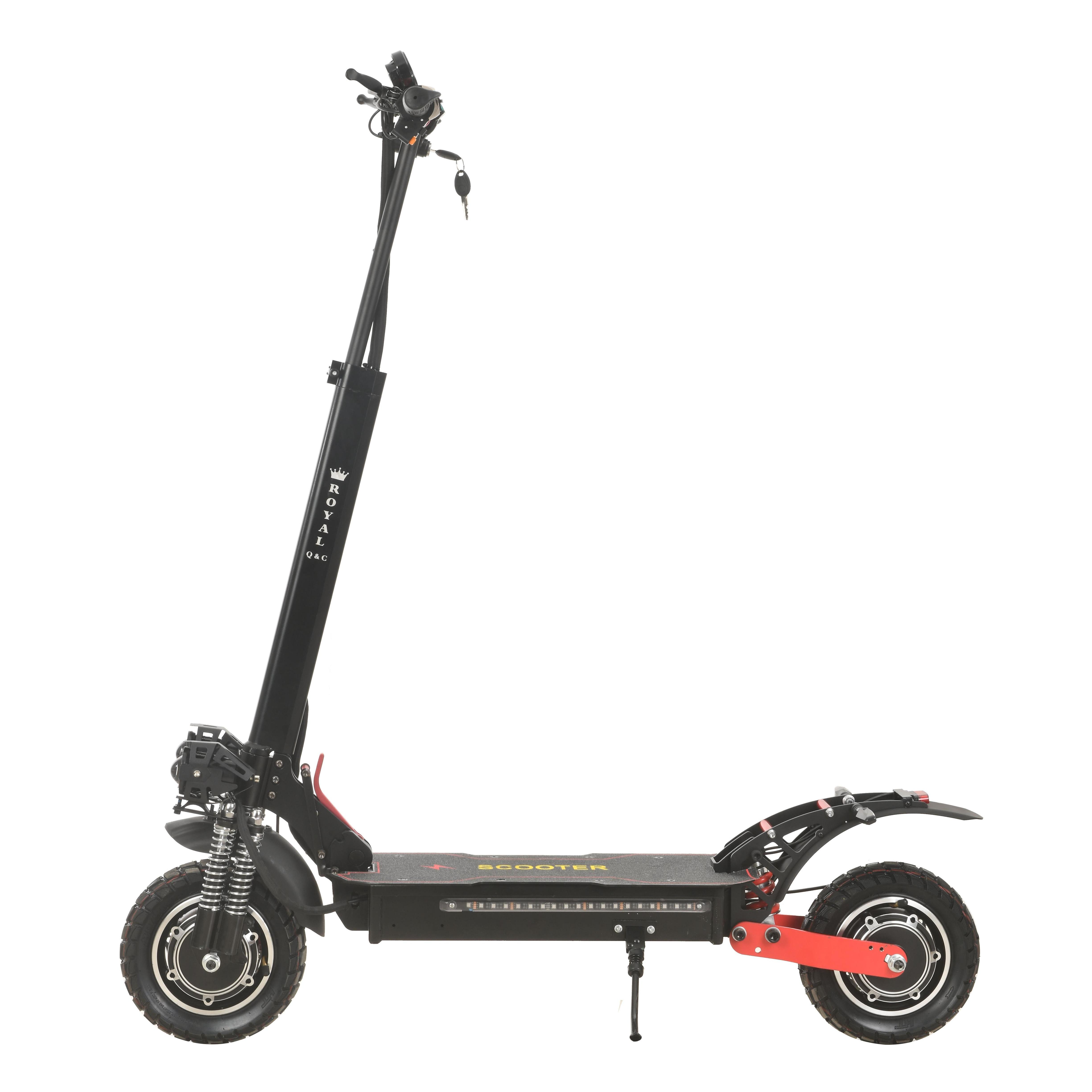 2000w power 60v 23ah big battery capacity 80km super range brake foldable 10 11inch big tire electric scooter