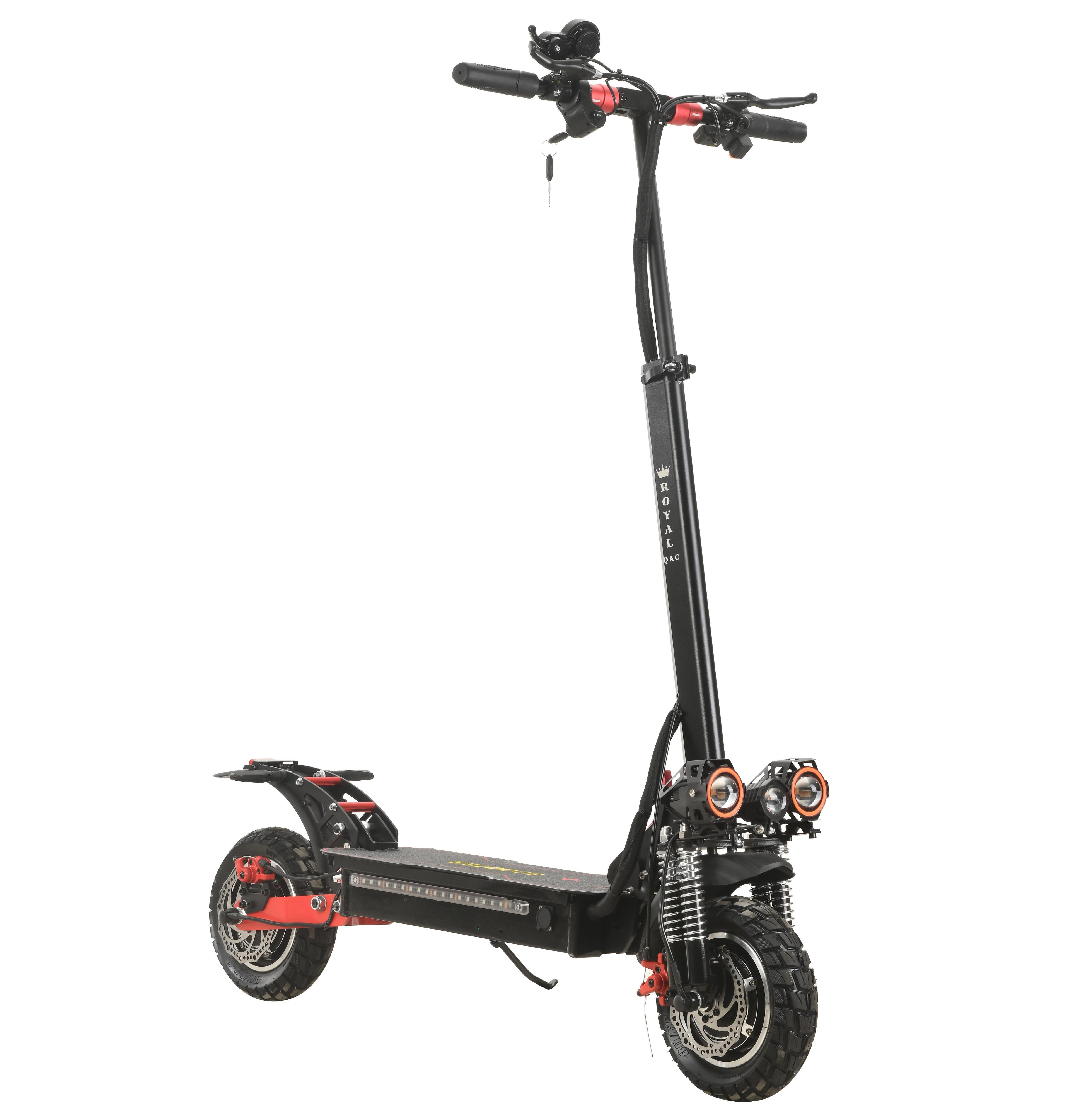 2000w power 60v 23ah big battery capacity 80km super range brake foldable 10 11inch big tire electric scooter