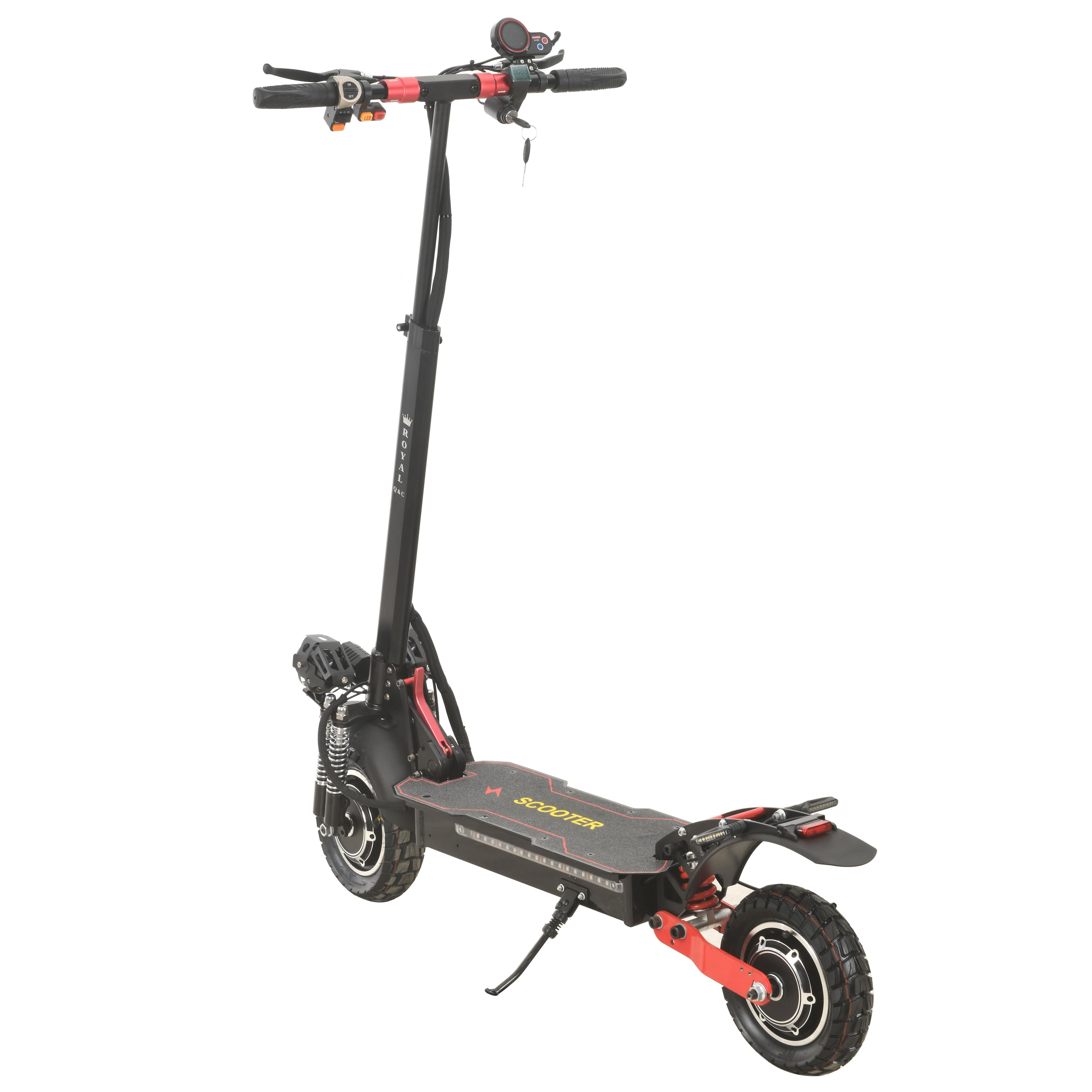 2000w power 60v 23ah big battery capacity 80km super range brake foldable 10 11inch big tire electric scooter