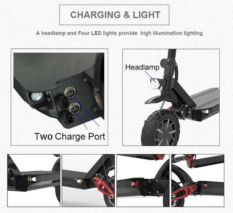 2000w skuter elektrik scuter 3000w 52v offroad dual motor europe warehouse emoko electrique electrico electric scooter zero 10x