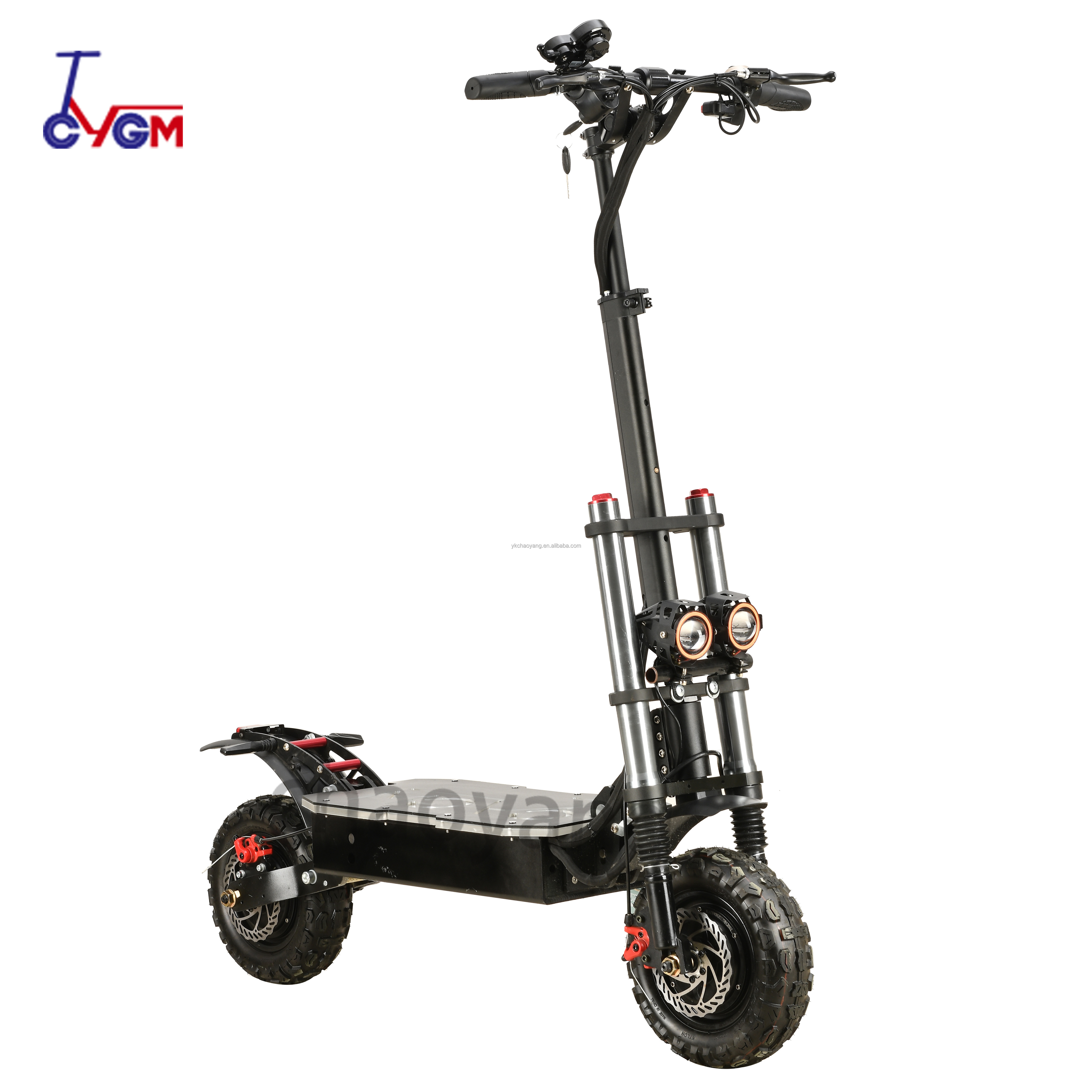 high speed 80km/h 60v 48v 38Ahdual motor electric scooter 24000w viper double suspension electric standing scooter