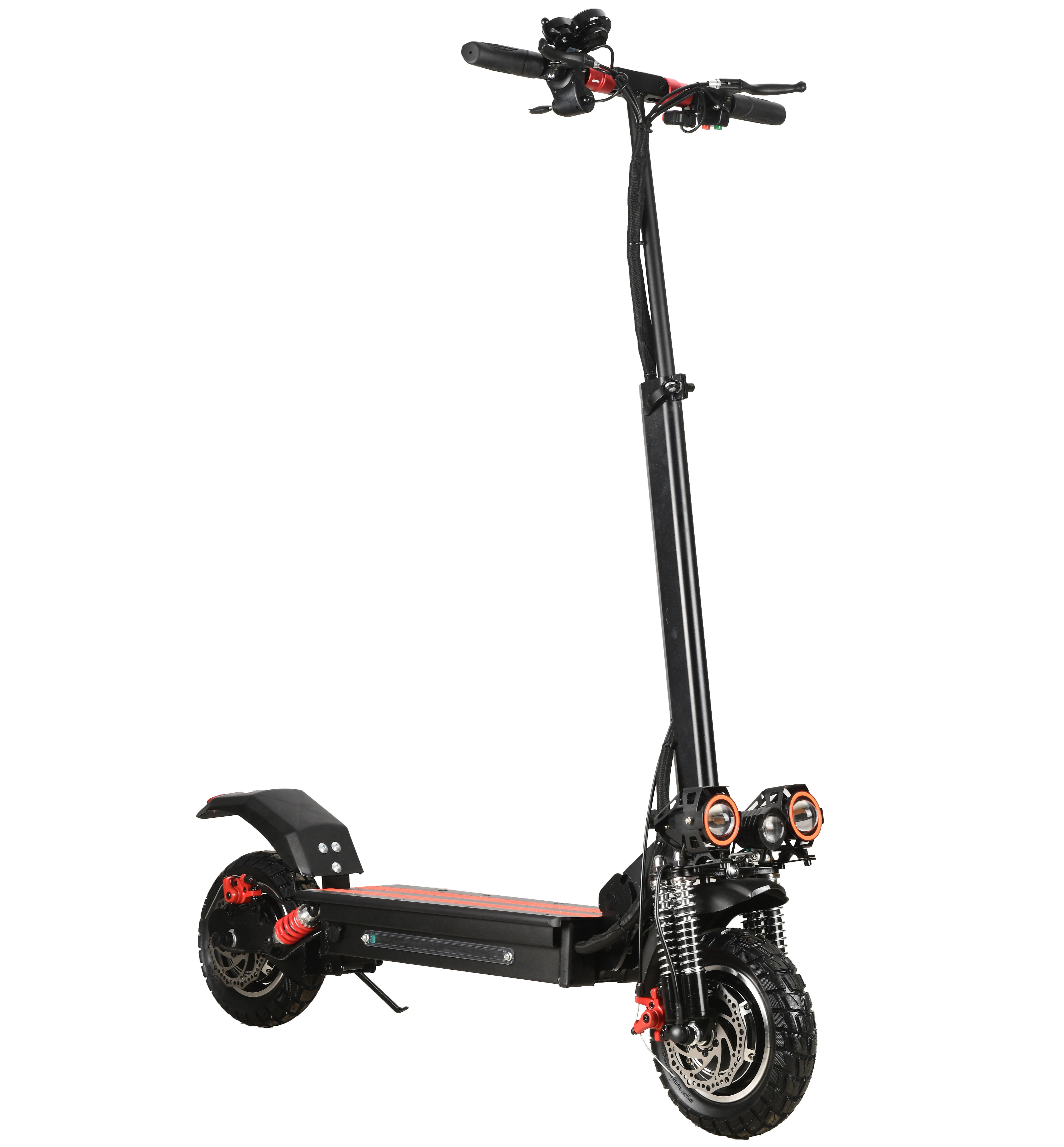 Wholesale 2000w big power dual motor power electric scooters for adult 10inch off road-tire high quality high speed 70km/h