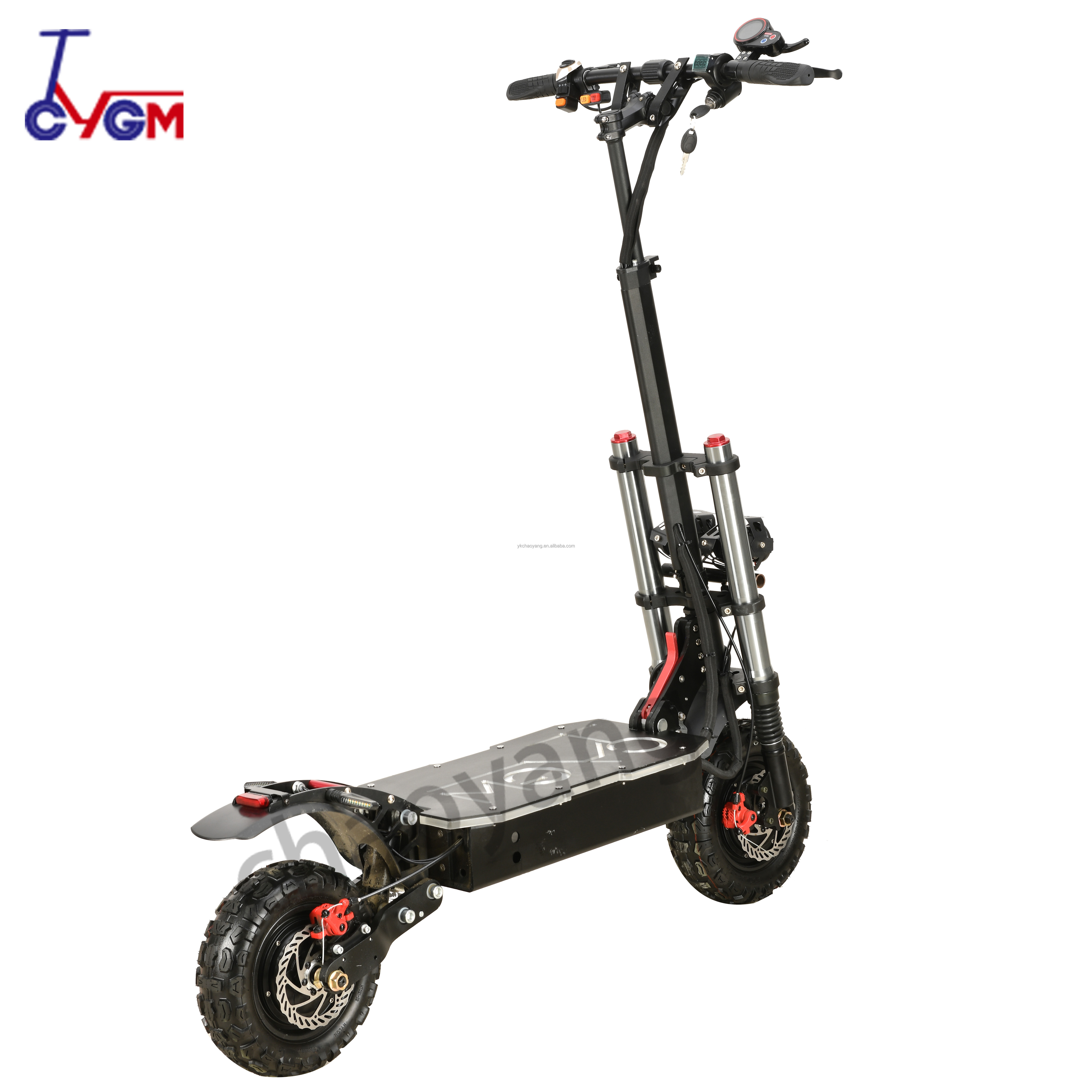 high speed 80km/h 60v 48v 38Ahdual motor electric scooter 24000w viper double suspension electric standing scooter