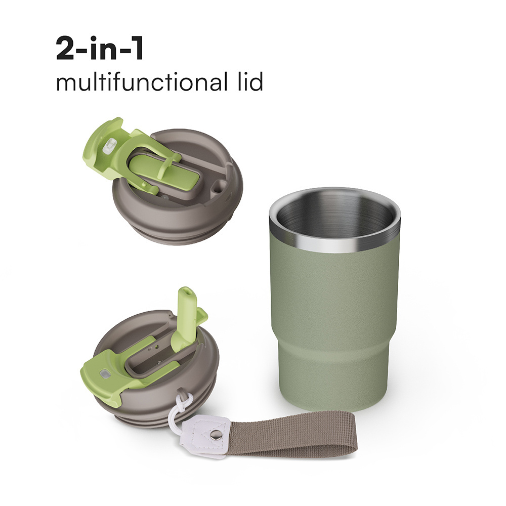 Eco-friendly Double Walled Stainless Steel Travel Coffee Mug Vacuum Insulated Reusable Coffee Tumbler Cup