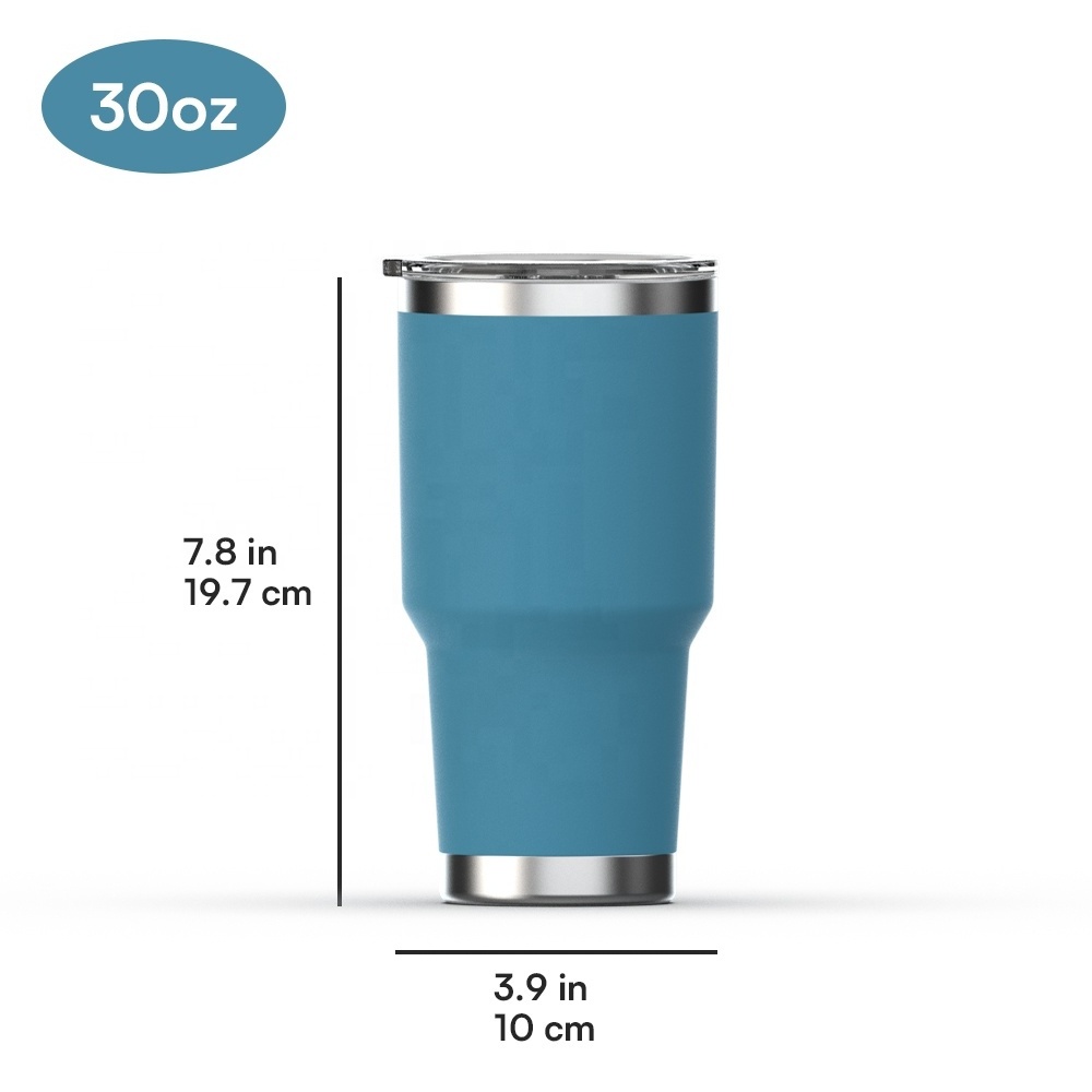 30 oz beer glasses stemless travel coffee mug with lid stainless steel tumbler insulated tumbler