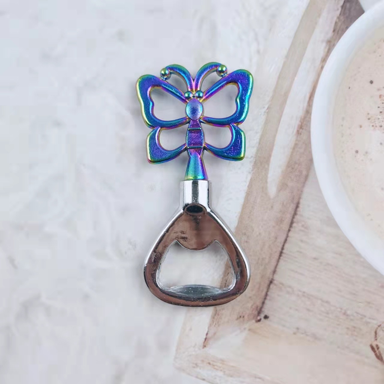 Customized Drinkware Accessories Zinc Alloy Butterfly Shape Party Travel Souvenirs Lover Wine Gift Husband Beer Bottle Opener