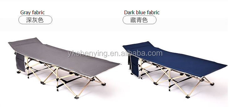 Iron frame folding camping bed cot