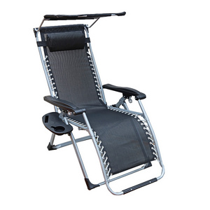 Portable Pregnant Women Office Recliner  Lounge Patio Chairs with Canopy