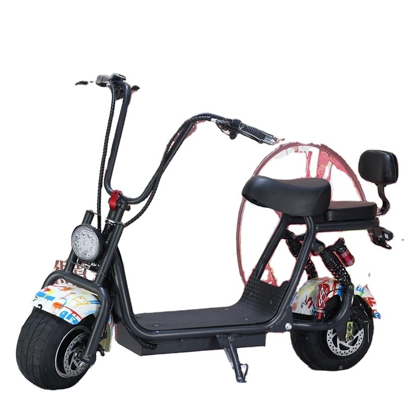 48v Lithium Battery Manned Motorcycle Golf Cart Fat Tire Electric Scooter For Adults