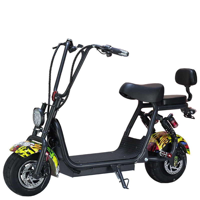 48v Lithium Battery Manned Motorcycle Golf Cart Fat Tire Electric Scooter For Adults