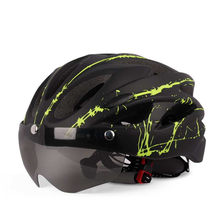 Wholesale OEM lightweight Integrated molding guard outdoor mountain bike riding helmet