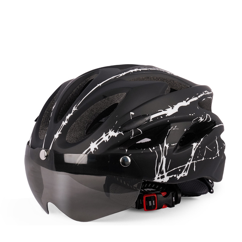 Wholesale OEM lightweight Integrated molding guard outdoor mountain bike riding helmet