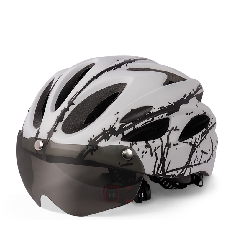 Wholesale OEM lightweight Integrated molding guard outdoor mountain bike riding helmet