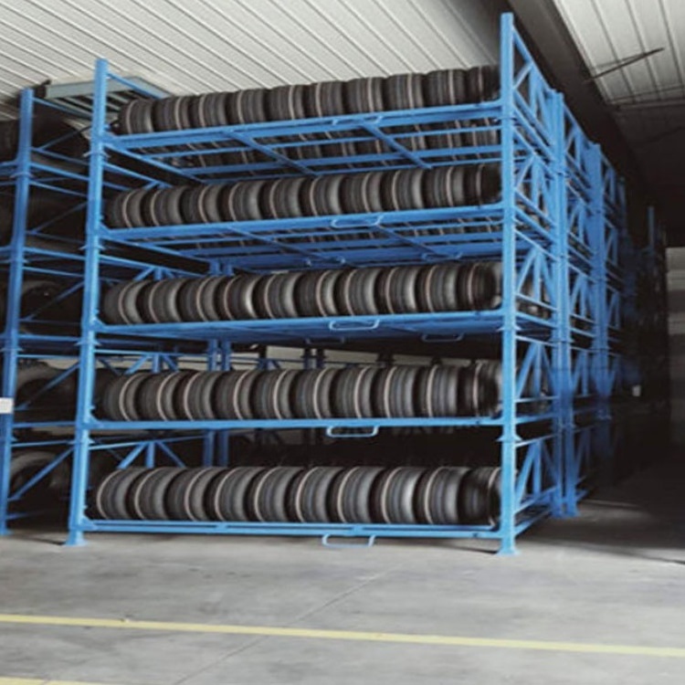 Professional Supplier High Quality Convenient Truck Tyre Storage Stacking Steel Rack for Warehouse Cold Rolled Steel Q235 CN;ZHE