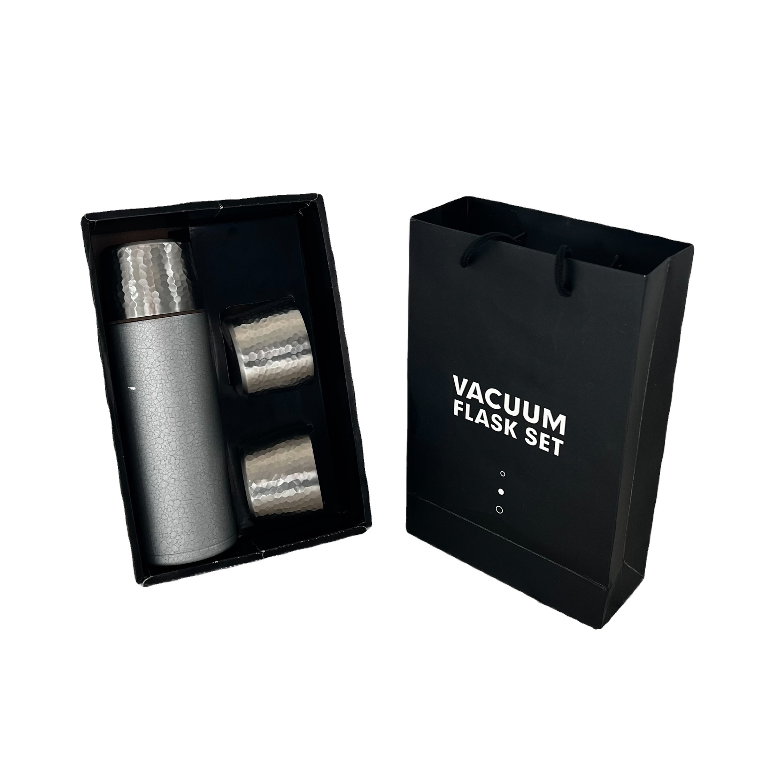 500ml custom logo Stainless Steel Vacuum Flasks & Thermoses Gift Set Includes 3 Lids for present